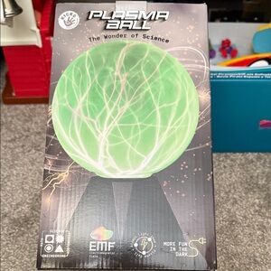 Glow Plasma Ball - Green